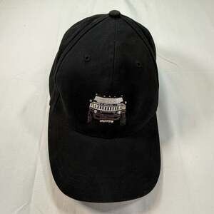 Hummer H2 Embroidered Black Baseball Cap Hat
